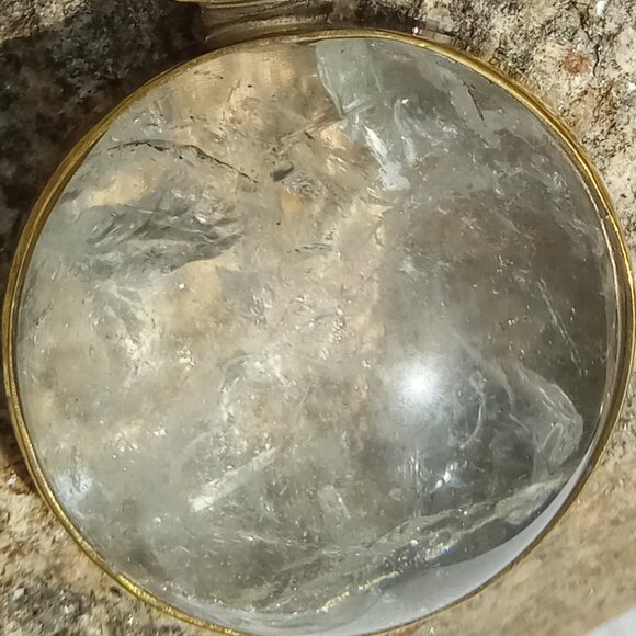 Gorgeous Statement Labradorite and Quartz Pendant (no pendants include a chain) - Picture 4 of 5